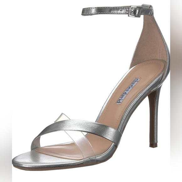 Charles David Women's Courtney Heeled Sandal with band with clear strap - Picture 2 of 12